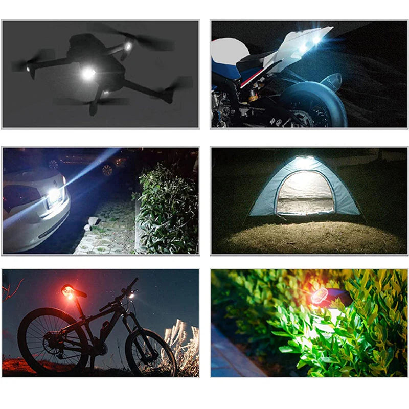 Leuchtkraft LED-Taschenlampe mit Farben – LuminaFlex