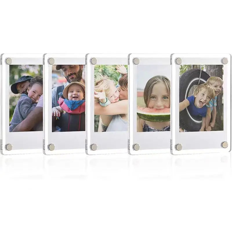 Magnetische Acryl Foto Rahmen 5er Set