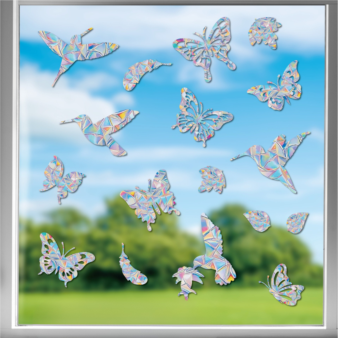 Regenbogen Fenster Sticker