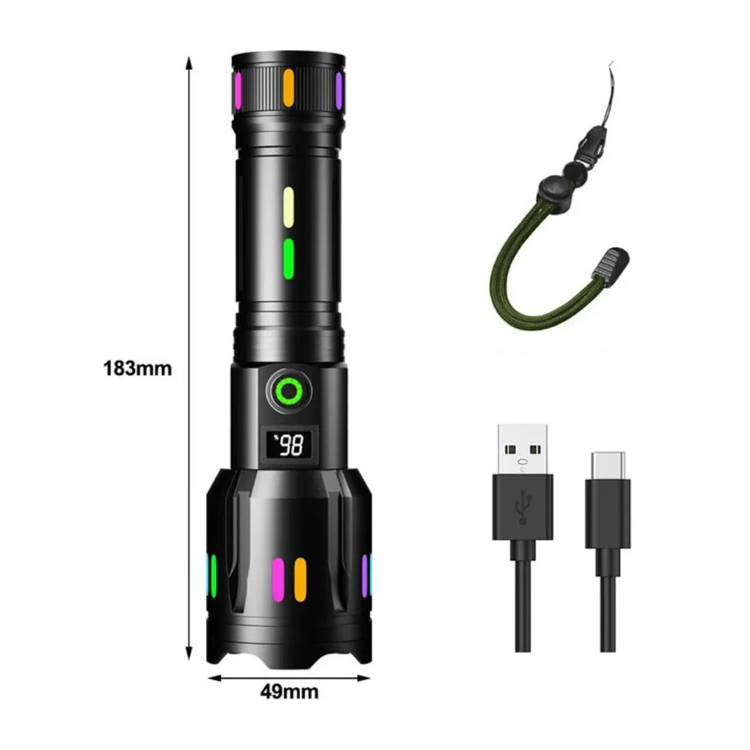 UltraBright Pro - Taktische LED-Taschenlampe