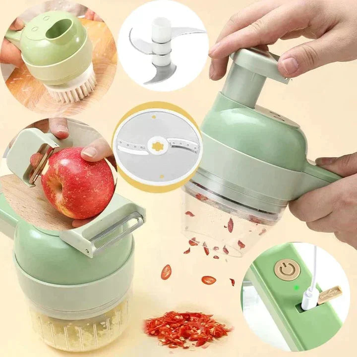 Multifunktionaler Küchen Zerkleinerer – SmartChef 4-in-1