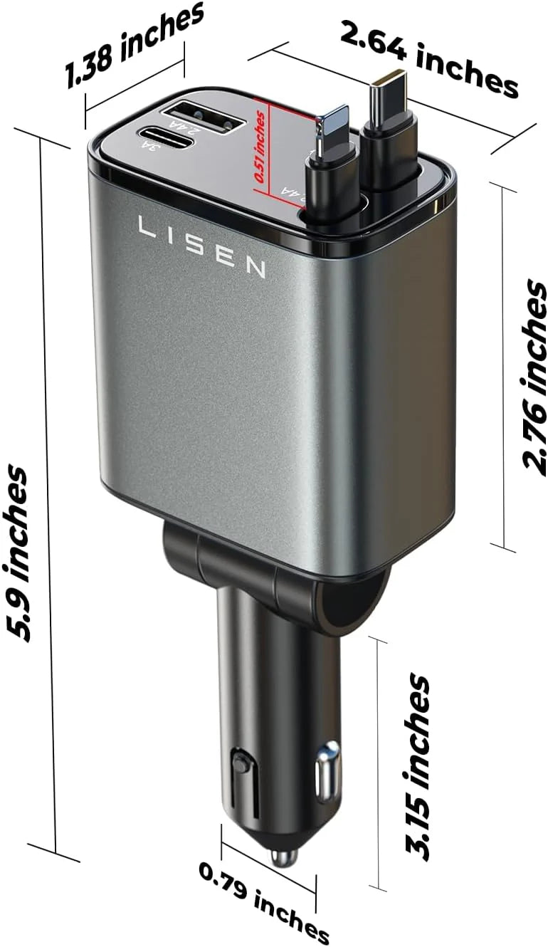 FlexCharge Auto-Ladegerät 69W USB-C