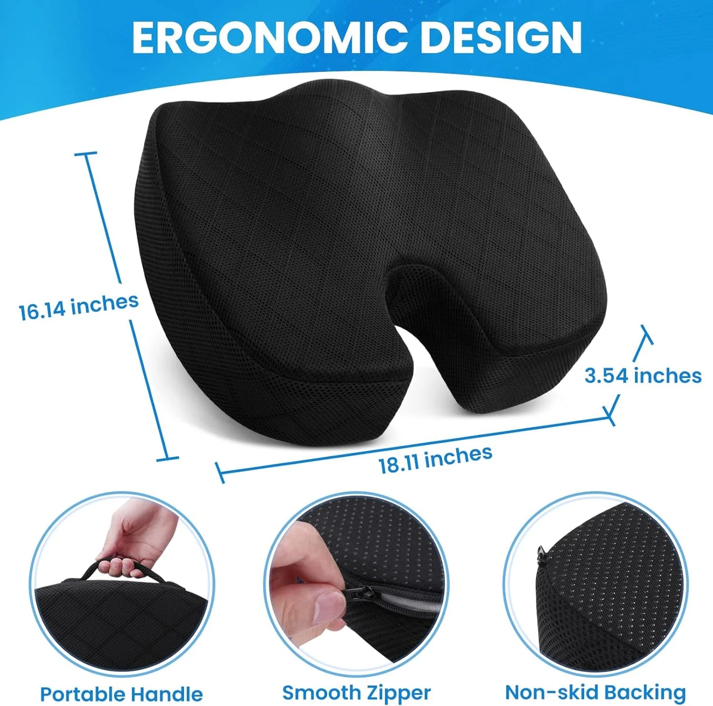 Ergonomisches Komfort-Sitzkissen