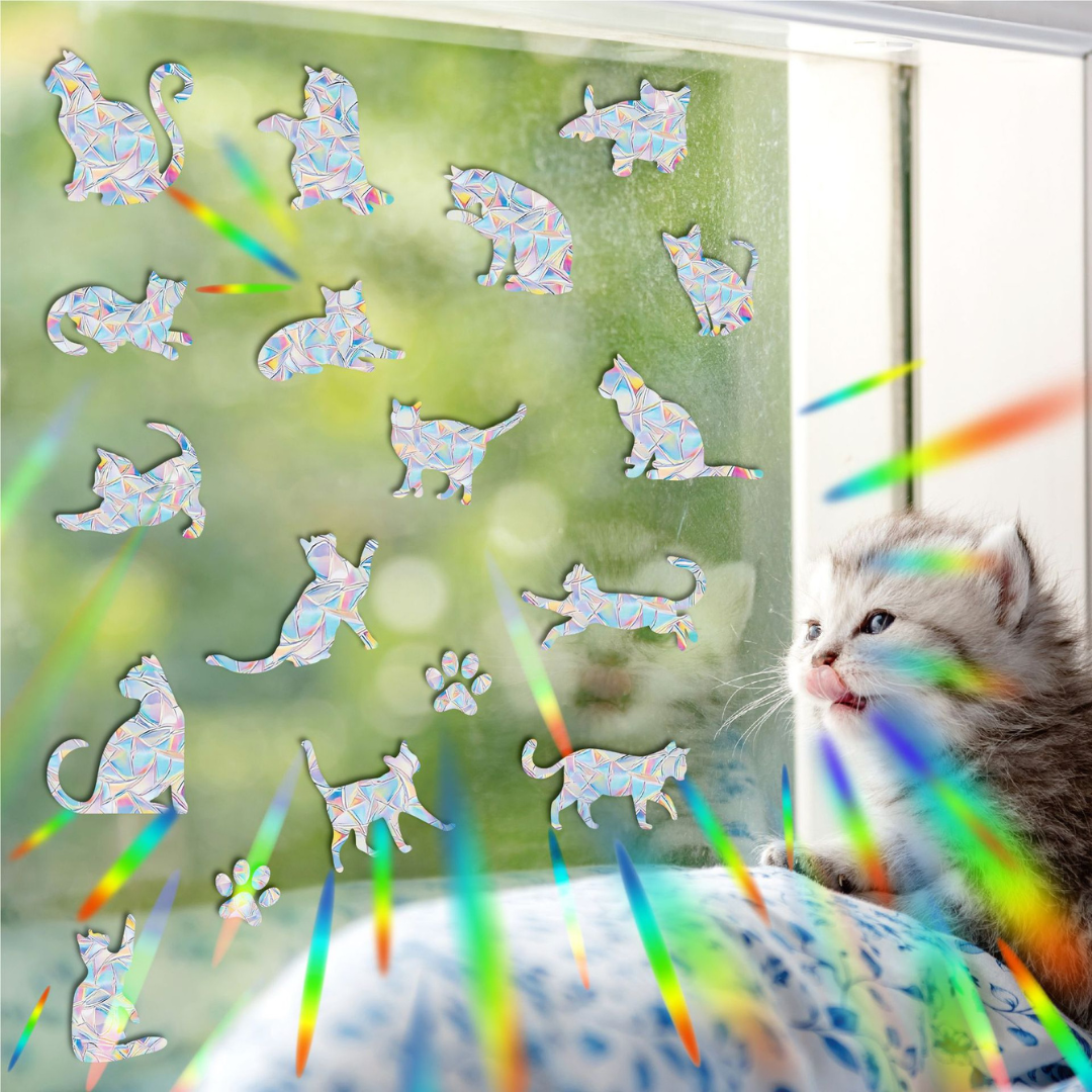 Regenbogen Fenster Sticker