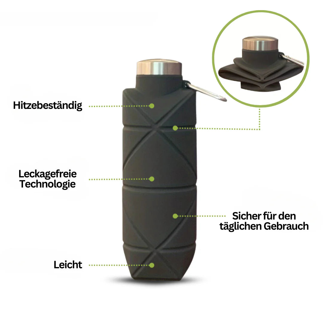 Faltbare Wasserflasche 750 ML - HydroFlex