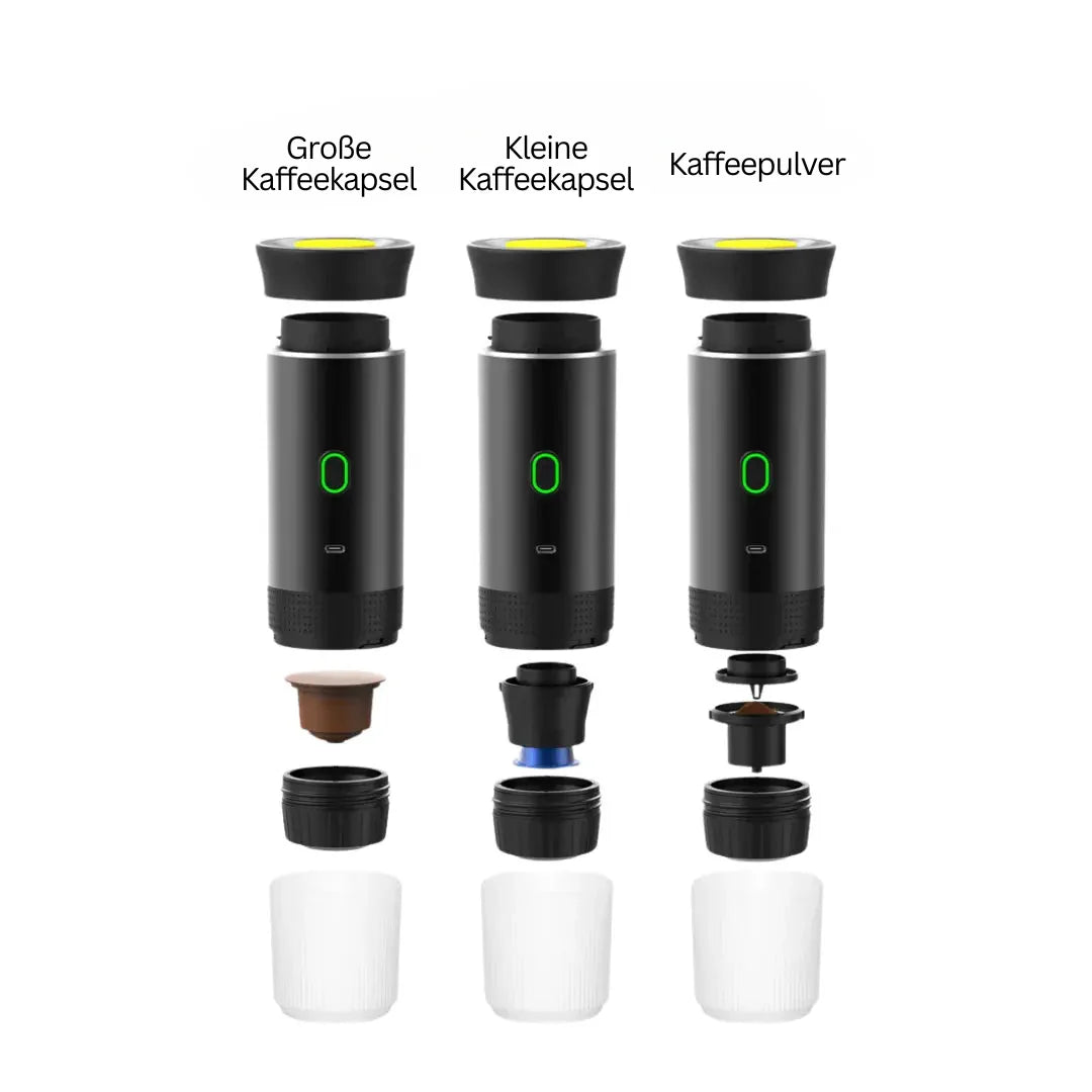 Kompakte Espresso-Maschine – KaffeeLuxe