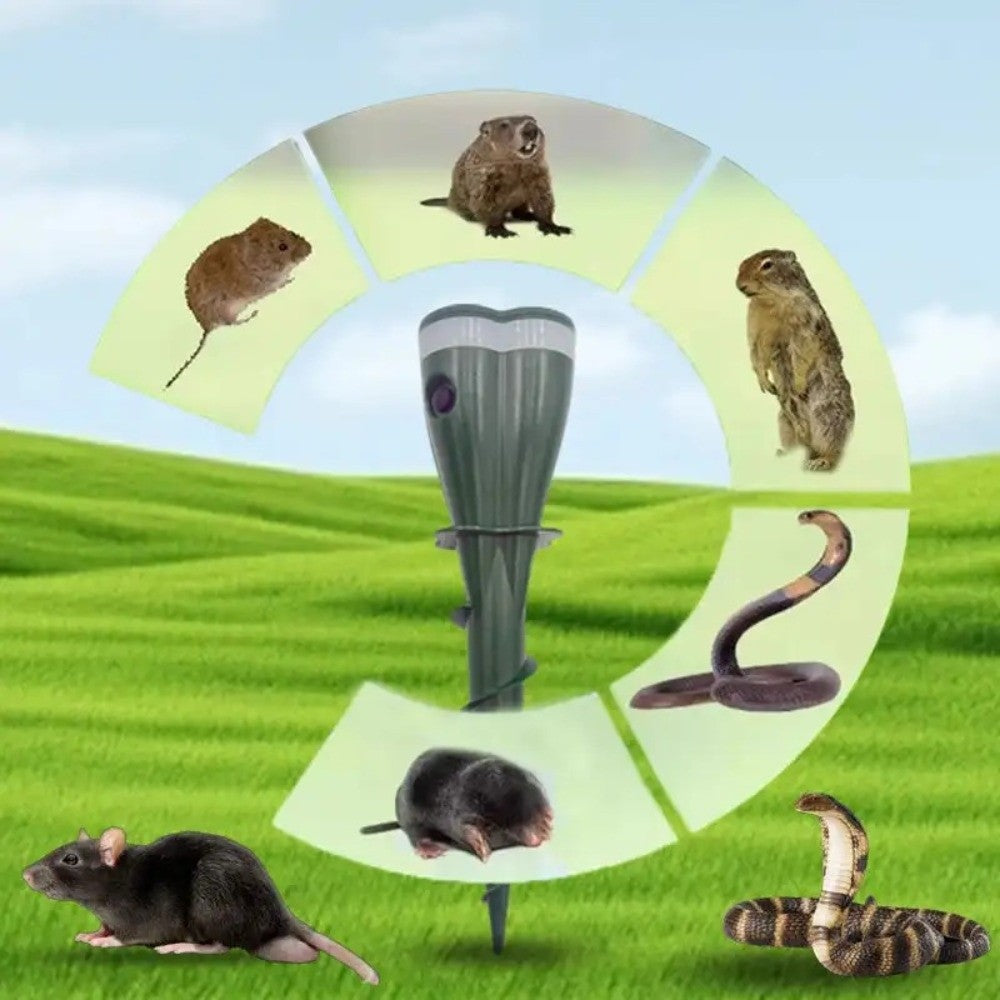 Solar Ultraschall Tier- und Insektenabwehrgerät
