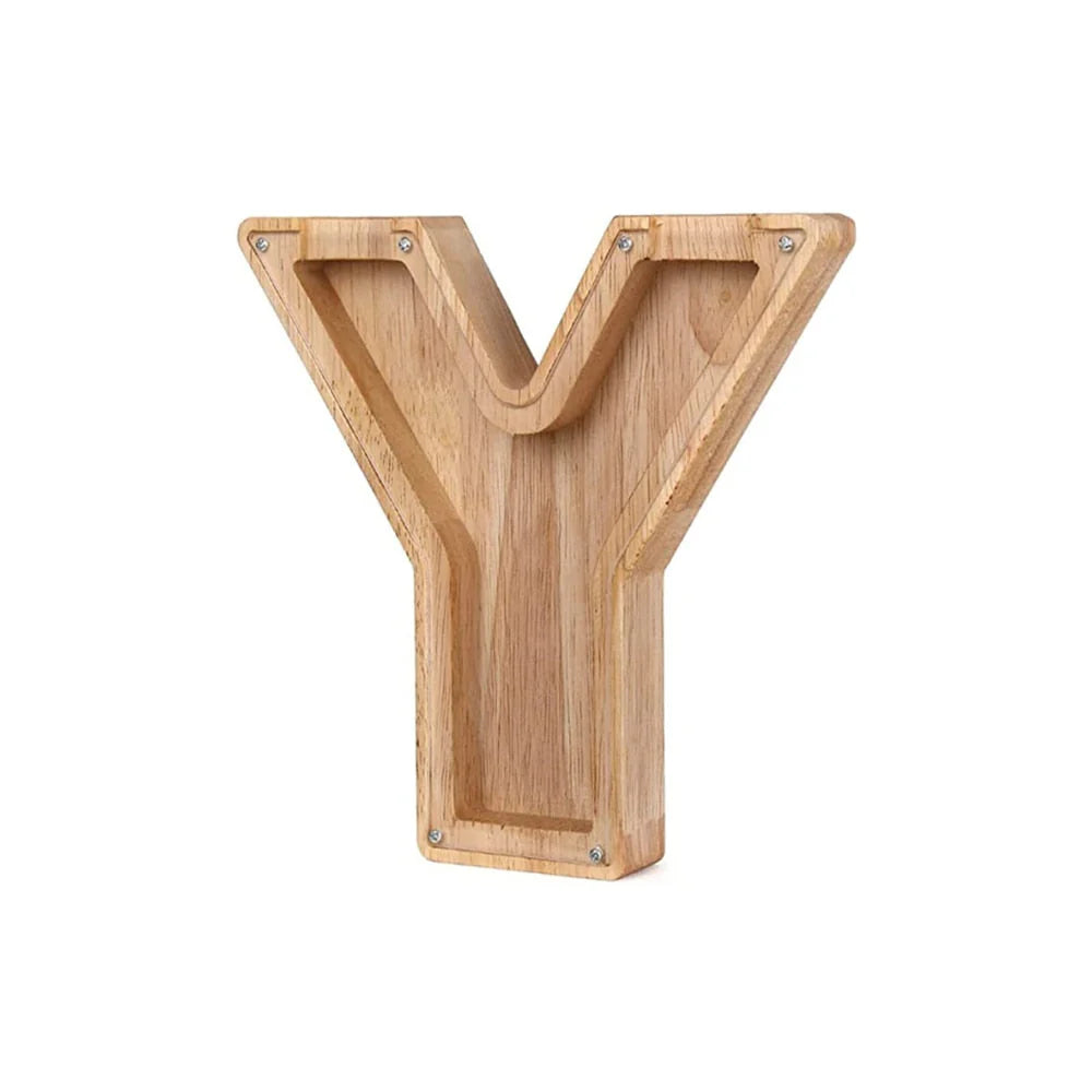 Holzbuchstaben Sparbox - BuchstabenBank