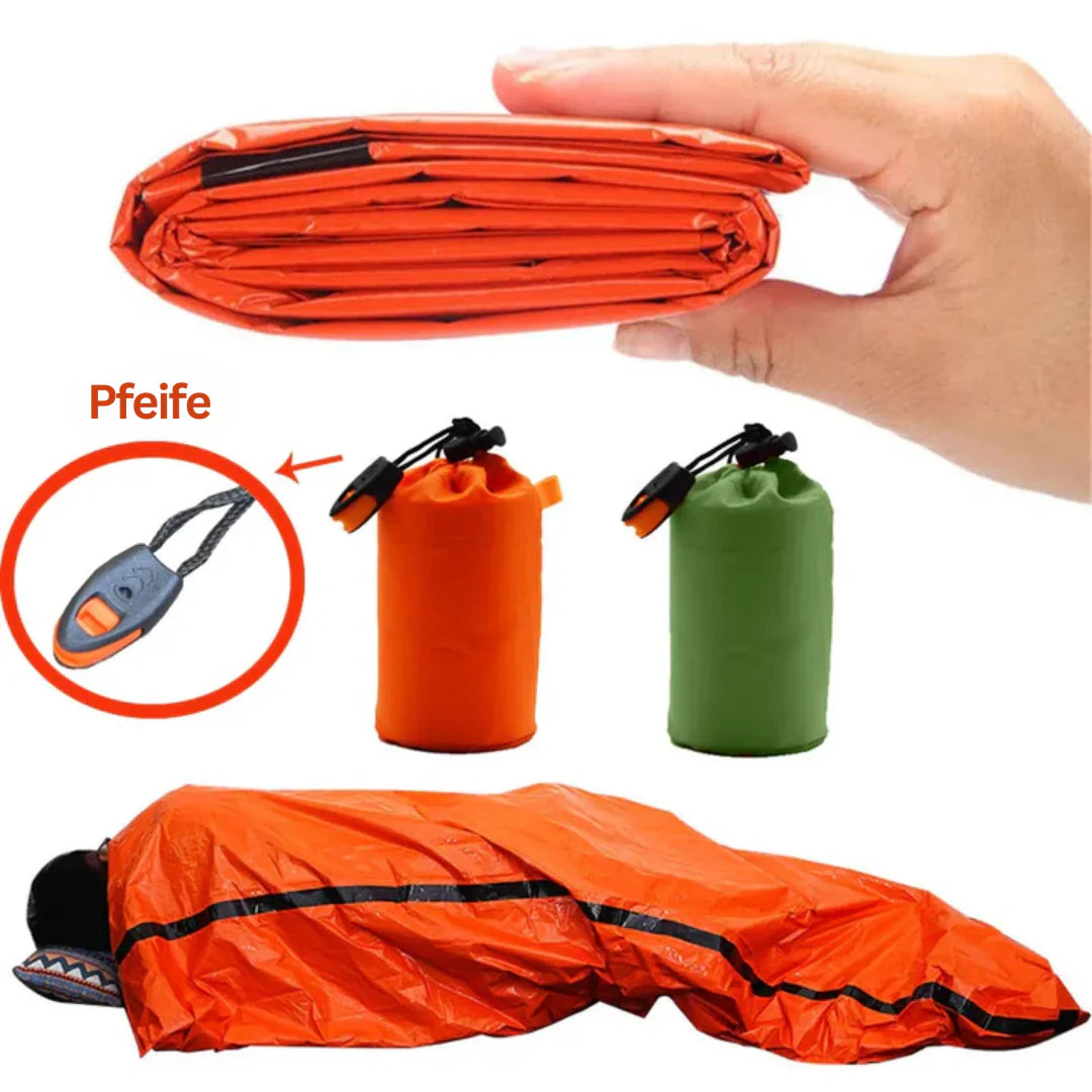 schlafsack notfall Notfall-Thermo Schlafsack Ultra – HEIMGLUECK