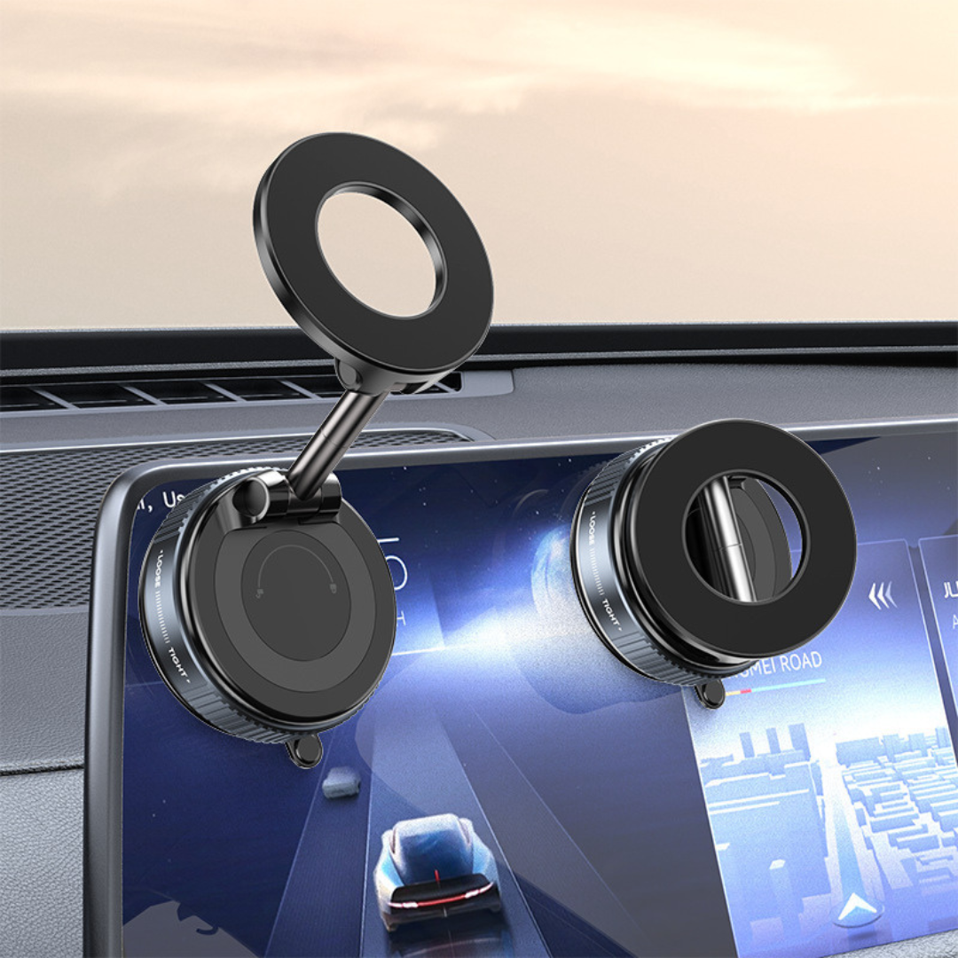Magnetischer Saugnapf - Ausziehbarer 360° Telefonhalter mit Vakuumverschluss
