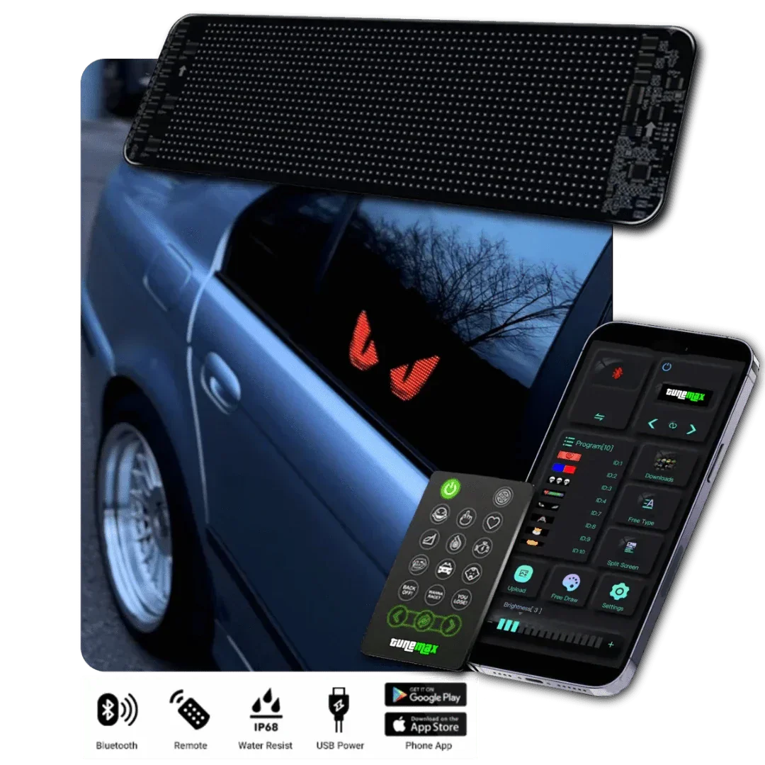 Leuchtendes LED Auto-Display – BrightView