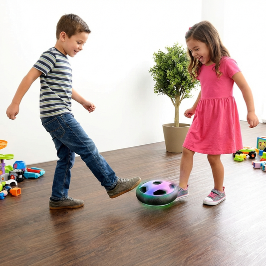 Schwebender Indoor-Fußball – AirKick Ball