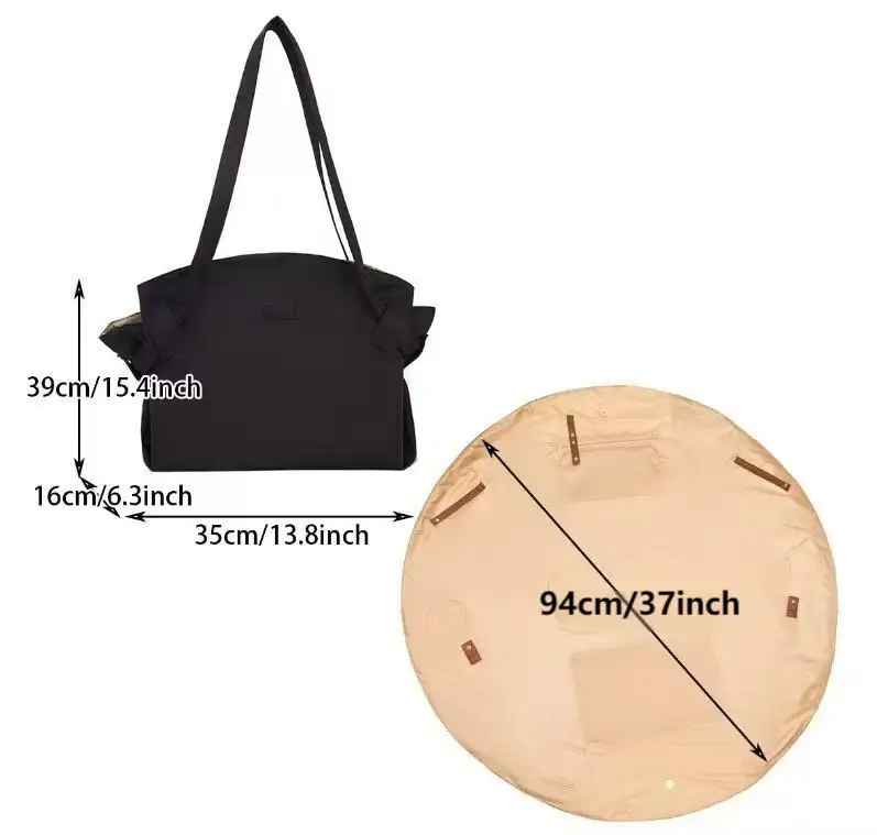 Große faltbare Organizer Tasche – Praktisch, Wasserabweisend & Vielseitig Einsetzbar