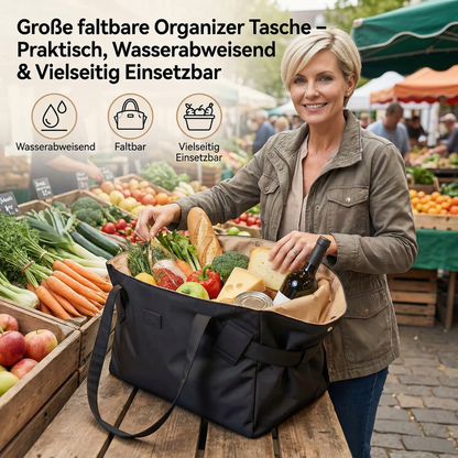 Große faltbare Organizer Tasche – Praktisch, Wasserabweisend & Vielseitig Einsetzbar