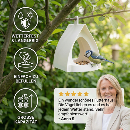 Hängendes Vogel-Futterhaus zum Aufhängen – Große Kapazität für Garten & Balkon