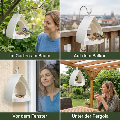 Hängendes Vogel-Futterhaus zum Aufhängen – Große Kapazität für Garten & Balkon