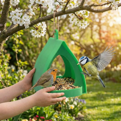 Hängendes Vogel-Futterhaus zum Aufhängen – Große Kapazität für Garten & Balkon