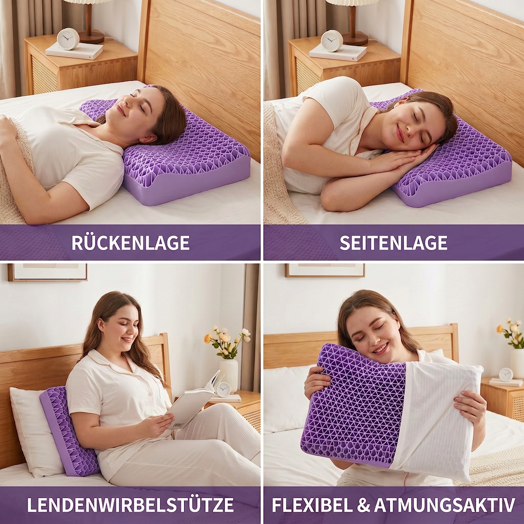 Ergonomisches & Atmungsaktives Luftkissen für erholsamen Schlaf