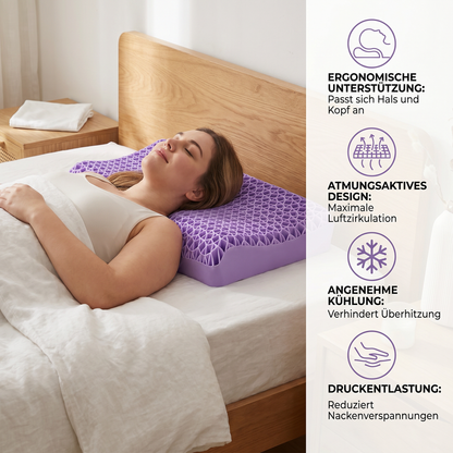 Ergonomisches & Atmungsaktives Luftkissen für erholsamen Schlaf