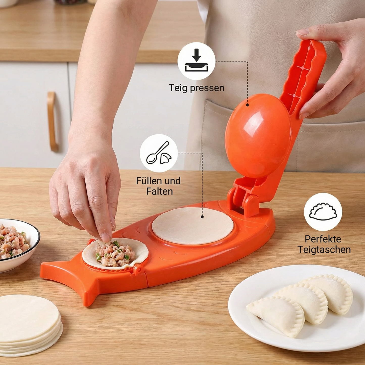 Teigtaschen-Former für die Küche – Praktisches Küchenwerkzeug