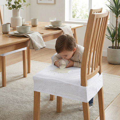 Wasserfester Jacquard-Stuhlkissenbezug – Rutschfest & Pflegeleicht