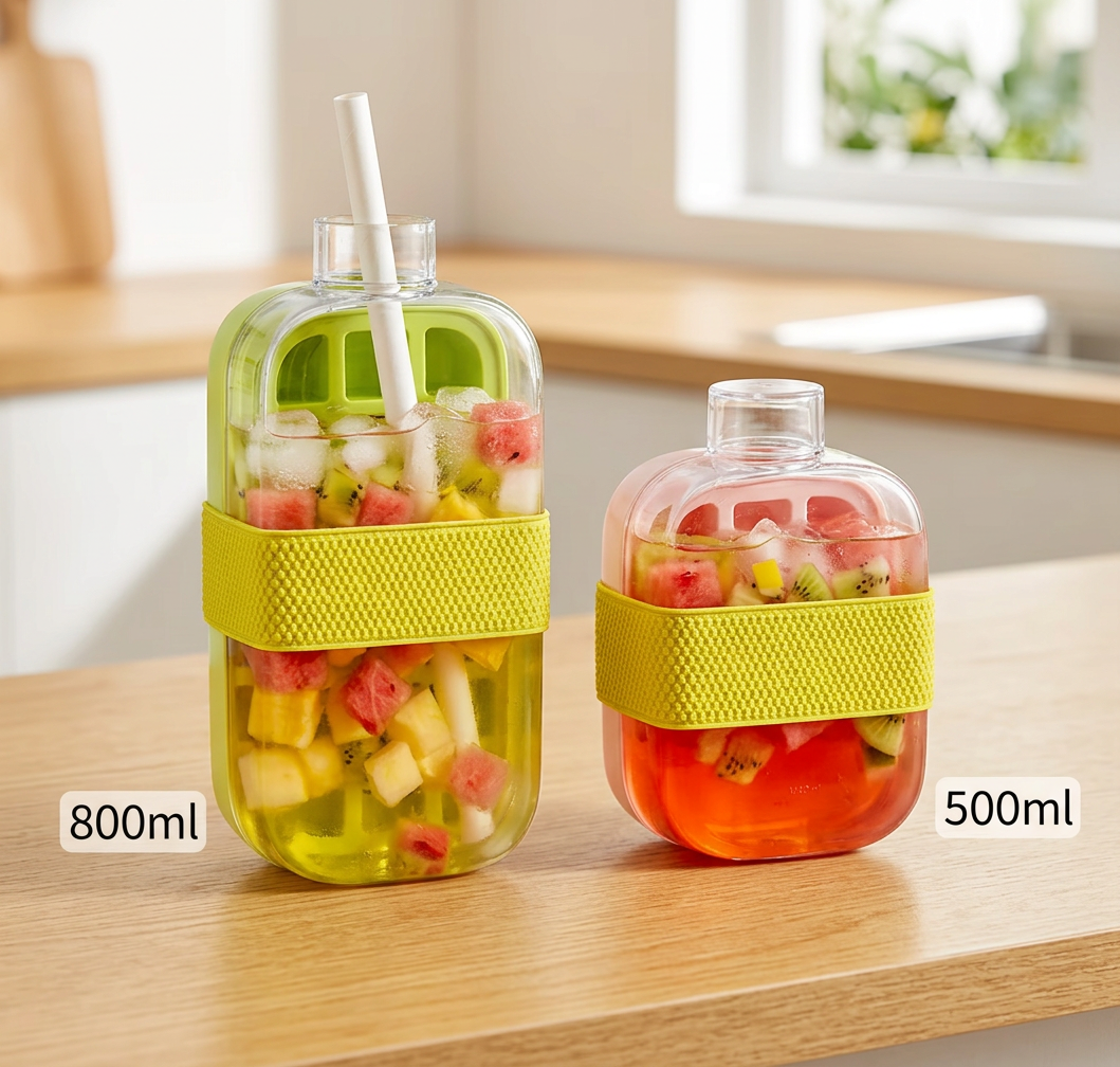 2in1 Eiswürfelform und Trinkflasche