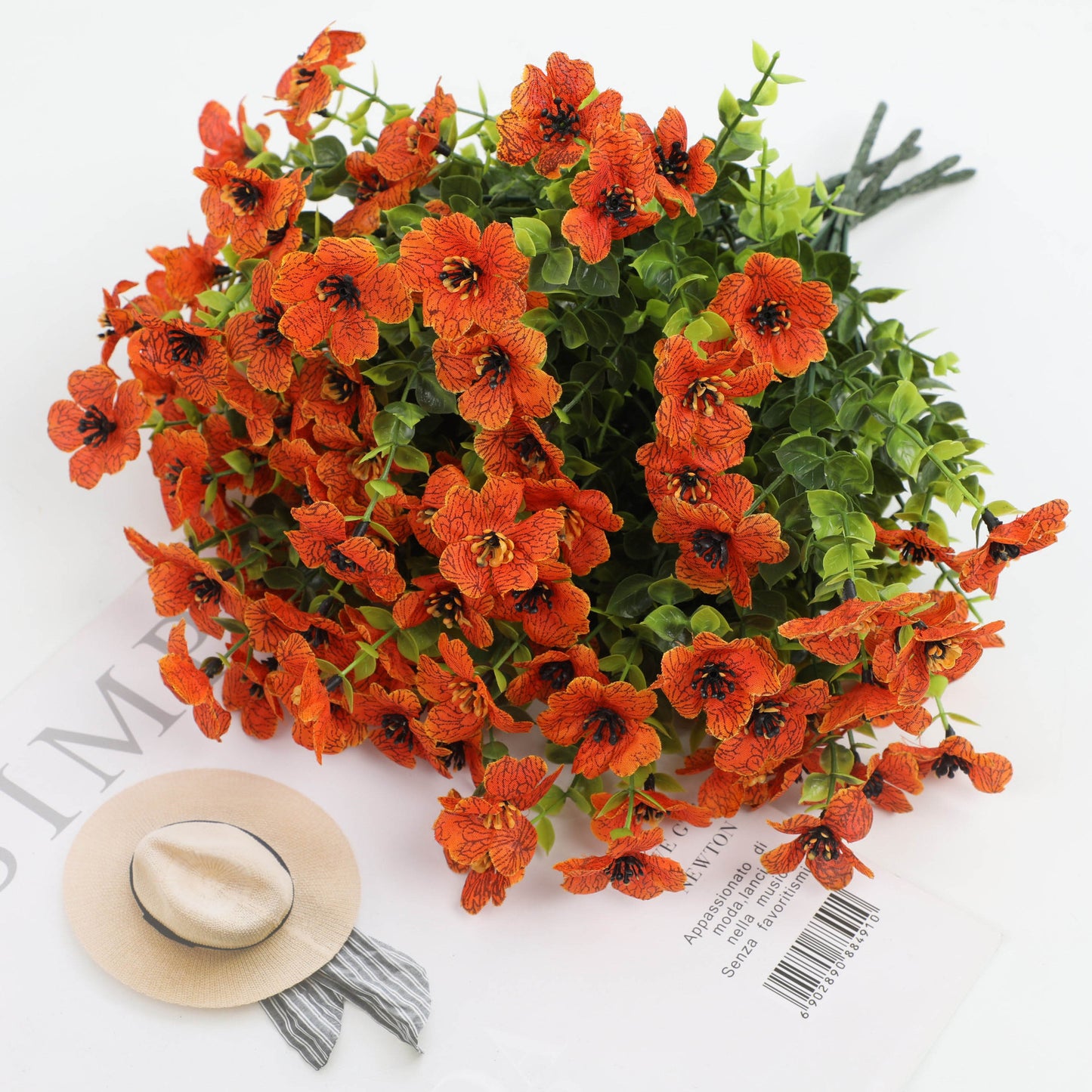 EverBloom – Unverblühender Kunstblumenstrauß aus Wildblumen für Pflanzkübel im Außenbereich