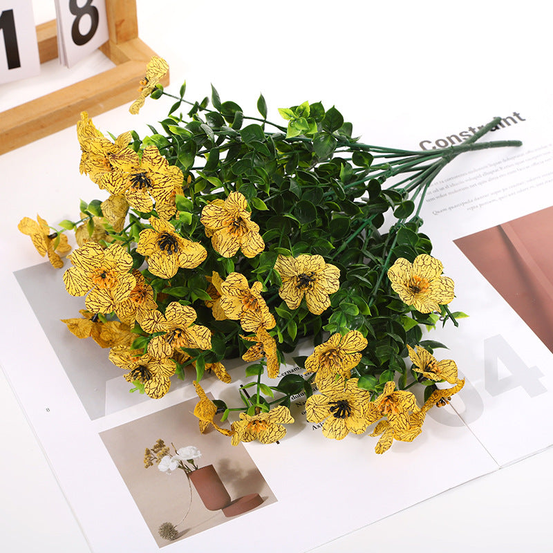 EverBloom – Unverblühender Kunstblumenstrauß aus Wildblumen für Pflanzkübel im Außenbereich