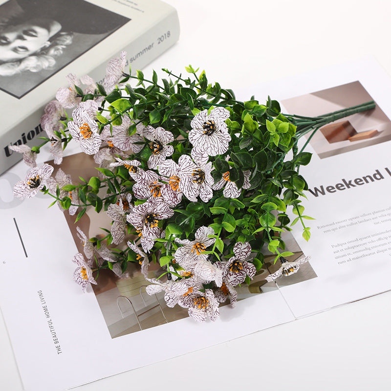 EverBloom – Unverblühender Kunstblumenstrauß aus Wildblumen für Pflanzkübel im Außenbereich