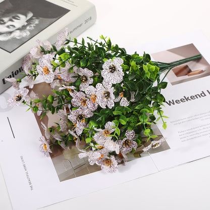 EverBloom – Unverblühender Kunstblumenstrauß aus Wildblumen für Pflanzkübel im Außenbereich