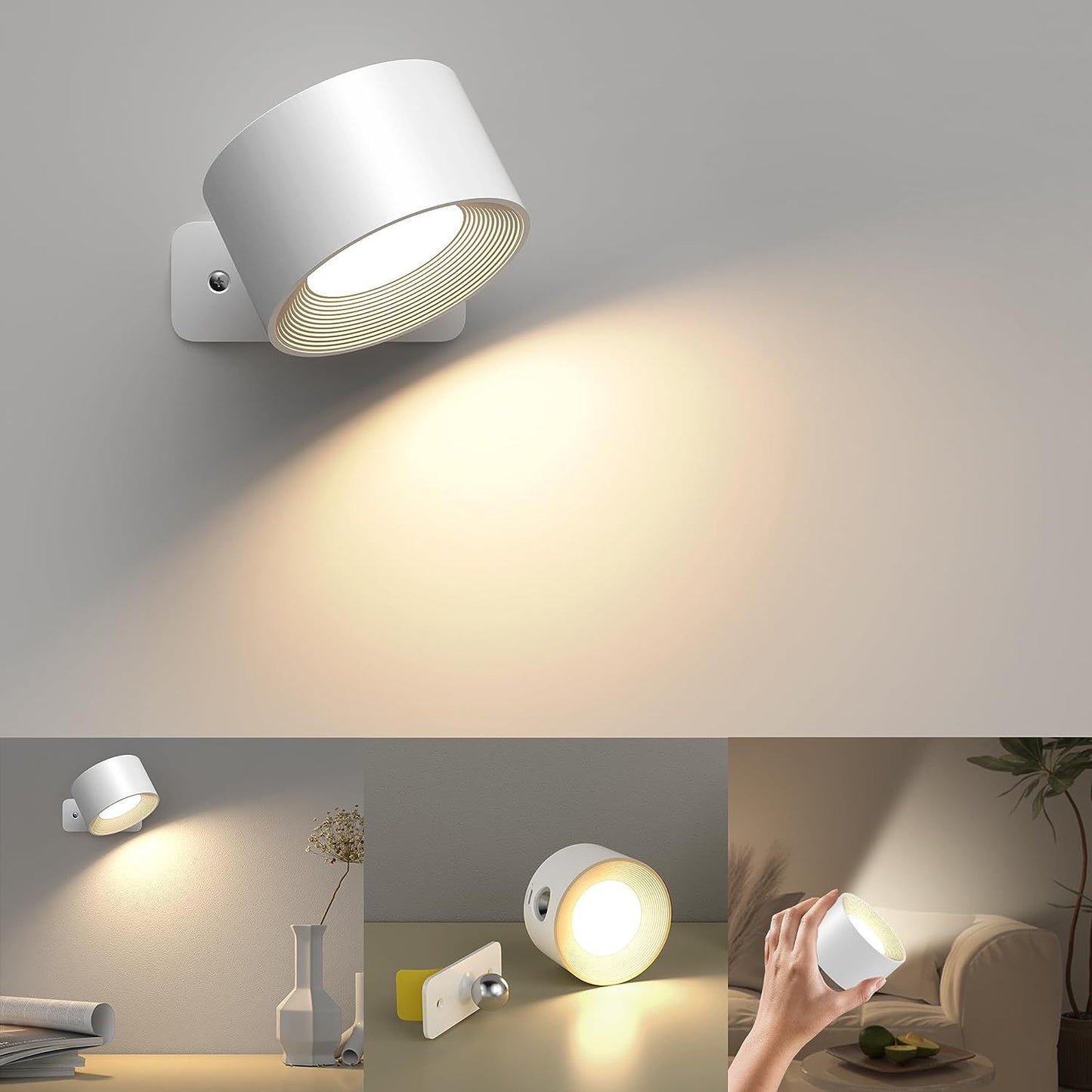 LED-Wandleuchte 360°