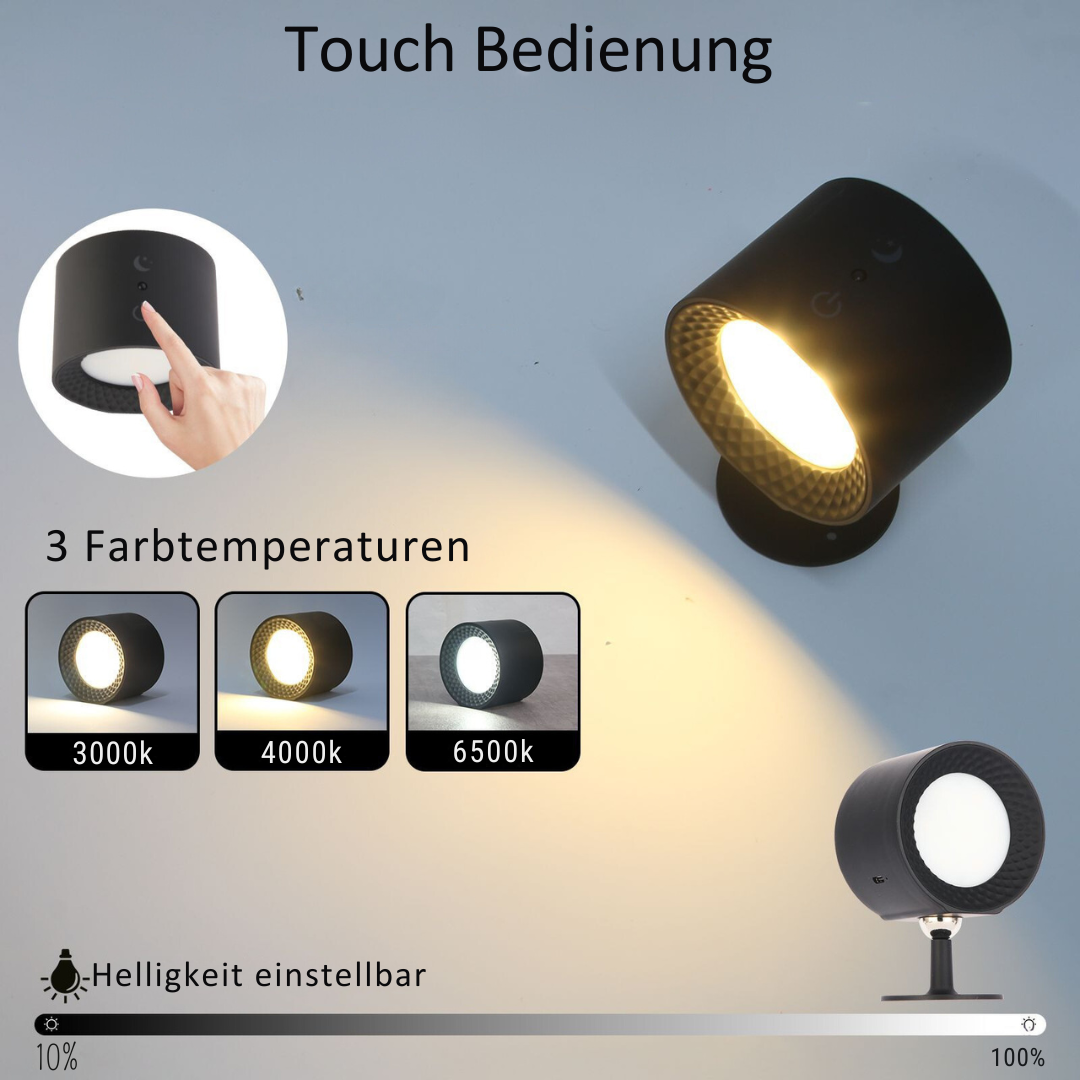 LED-Wandleuchte 360°