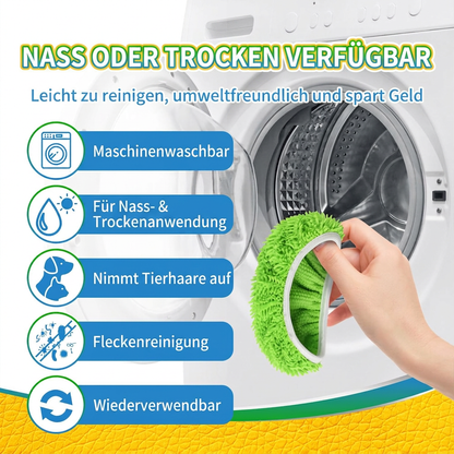 Wiederverwendbare Mikrofaser-Mopp-Pads – Waschbare Nachfüllpads für die Nass- und Trockenreinigung von Böden
