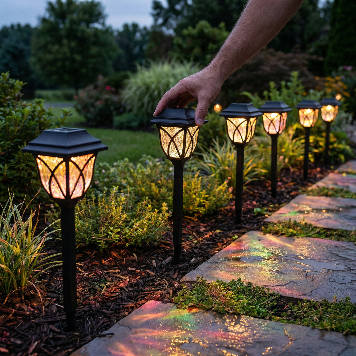 Solar LED Wegleuchten – Wetterfeste Gartenbeleuchtung für Außenbereiche