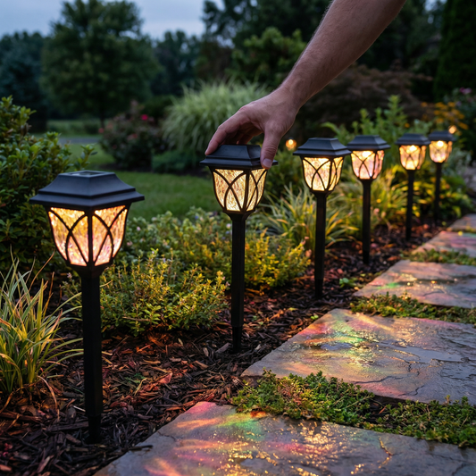 Solar LED Wegleuchten – Wetterfeste Gartenbeleuchtung für Außenbereiche