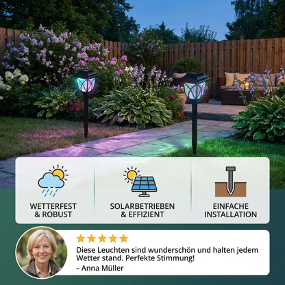 Solar LED Wegleuchten – Wetterfeste Gartenbeleuchtung für Außenbereiche