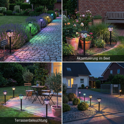 Solar LED Wegleuchten – Wetterfeste Gartenbeleuchtung für Außenbereiche