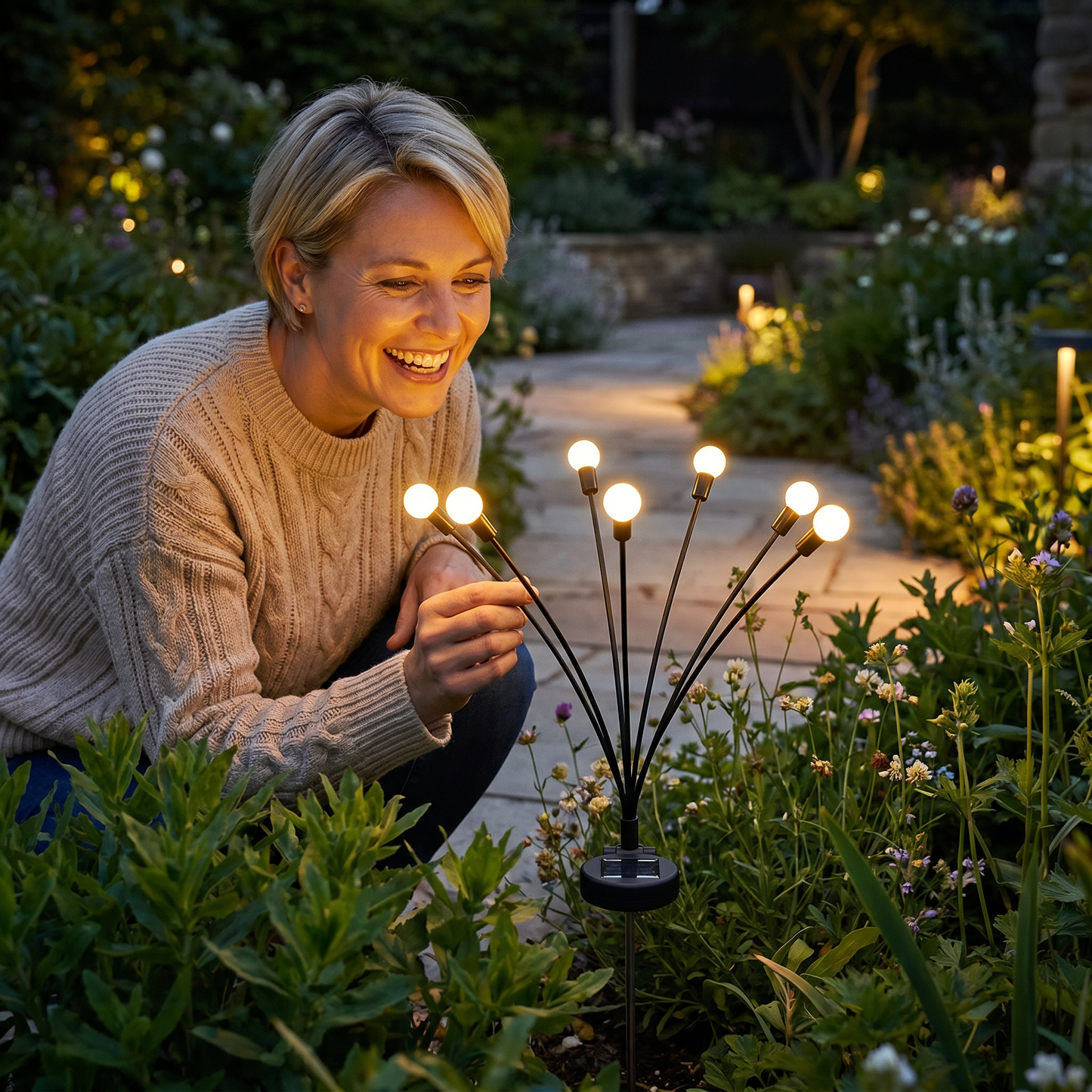 Solar Glühwürmchen Gartenlichter