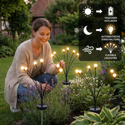 Solar Glühwürmchen Gartenlichter