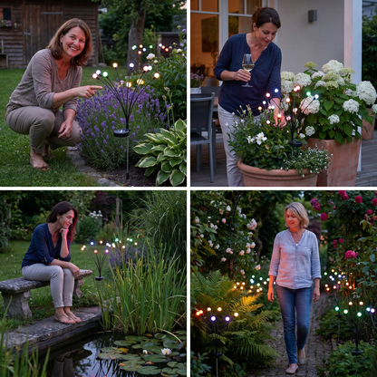 Solar Glühwürmchen Gartenlichter