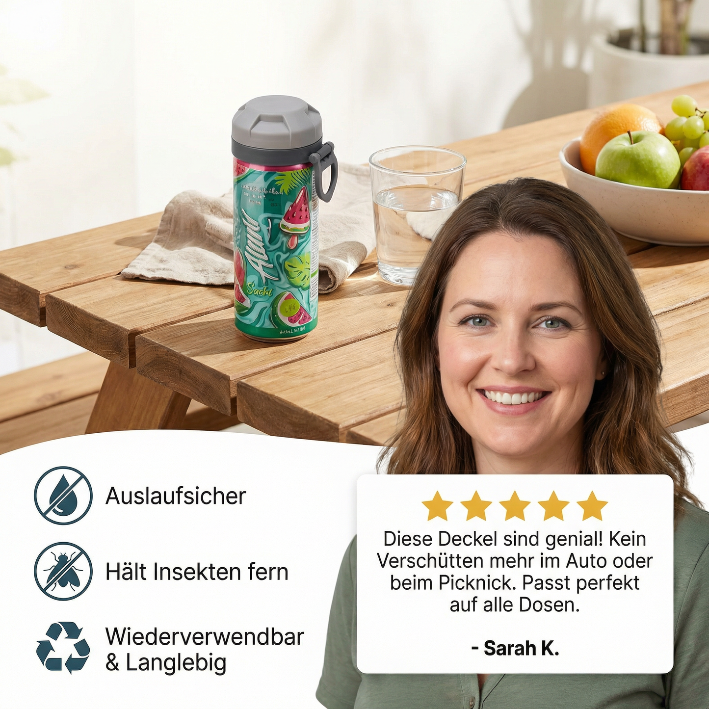 Magnetische Getränkedosen-Deckel – Wiederverwendbarer Auslaufschutz für alle Dosen