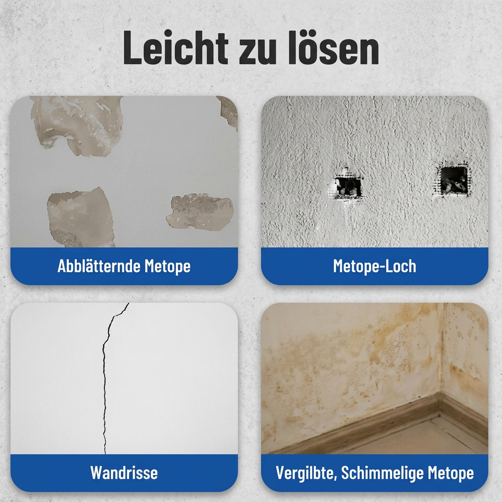 Sofort-Wandreparaturcreme – Schneller Riss- und Lochfüller