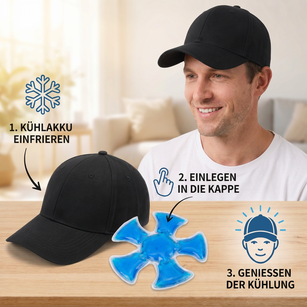 Eisbeutel-Einsatz für Kühlkappe