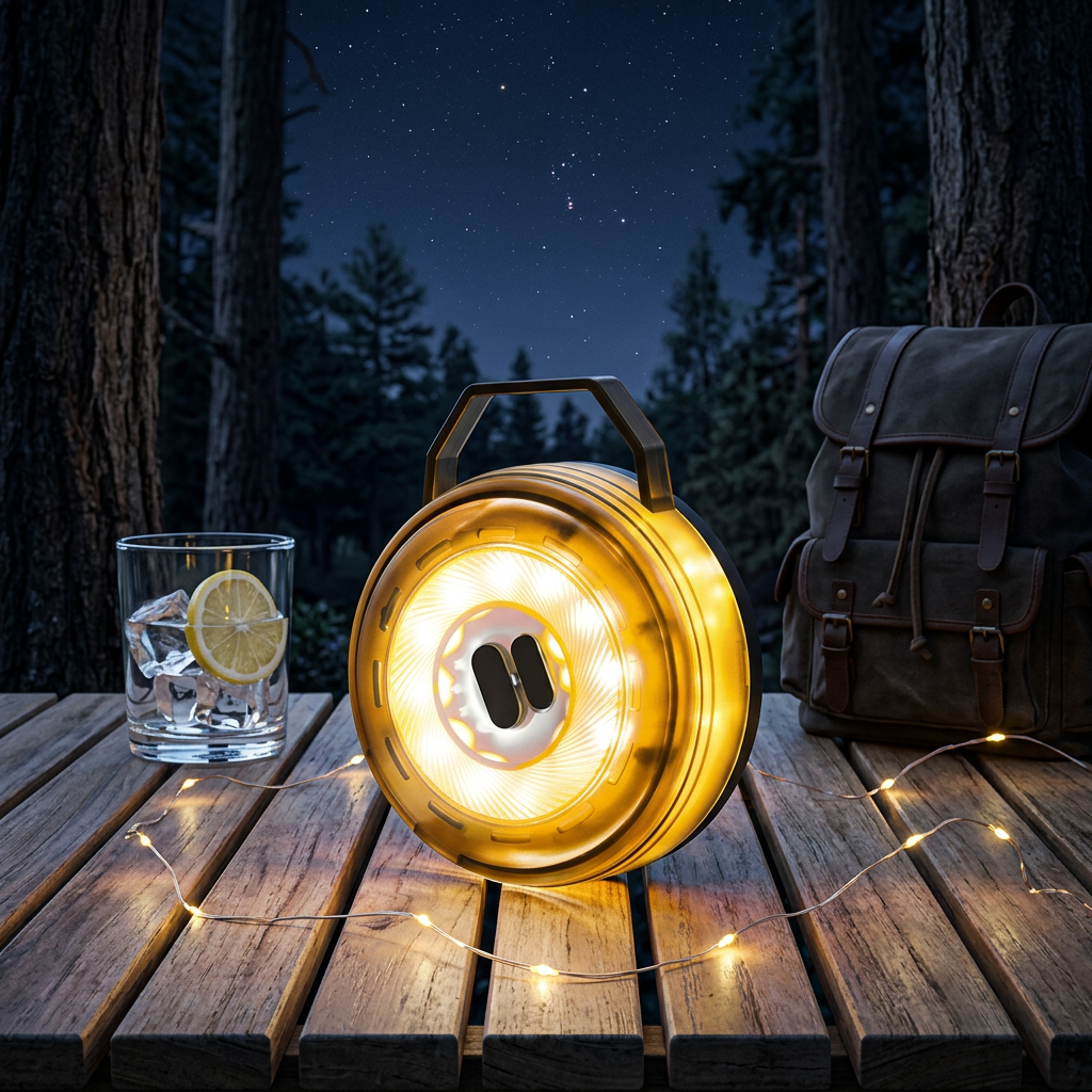 Aufrollbare Lichterkette