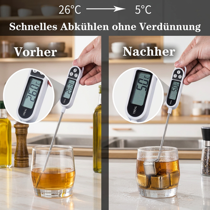 Praktische Edelstahl-Eiswürfel – Wiederverwendbares Kühlset für kalte Getränke
