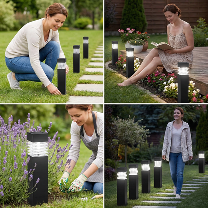 Solar-LED Bodenleuchten – Wasserdichte Gartenlichter für Wege, Rasen & Terrasse