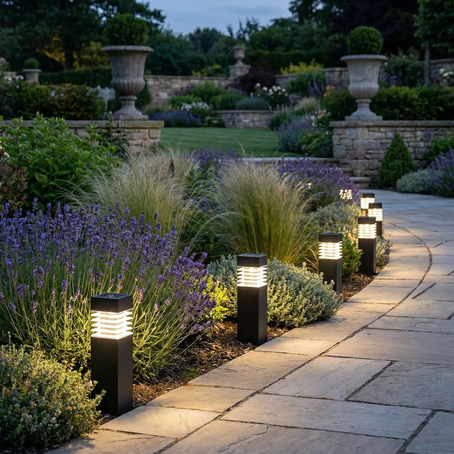 Solar-LED Bodenleuchten – Wasserdichte Gartenlichter für Wege, Rasen & Terrasse