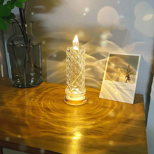 LED Kristall Kerzen Licht