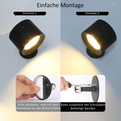 LED-Wandleuchte 360°