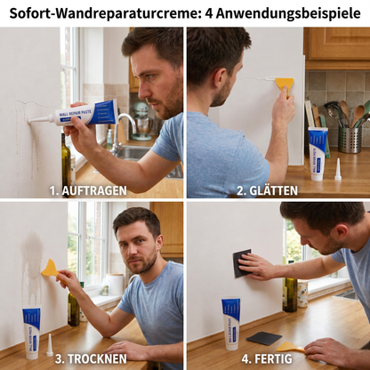Sofort-Wandreparaturcreme – Schneller Riss- und Lochfüller